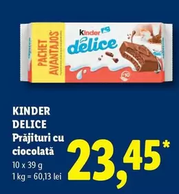 Kinder - Prajituri cu ciocolata