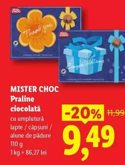 Praline ciocolată cu umplutură lapte / căpsuni / alune de pădure