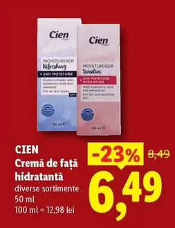 Cremă de față hidratantă
