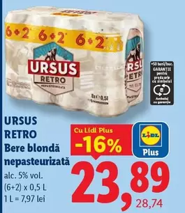 Bere blondă nepasteurizată