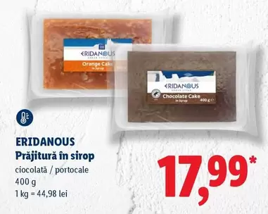 Prăjitură în sirop ciocolată / portocale