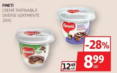 CREMĂ TARTINABILĂ DIVERSE SORTIMENTE