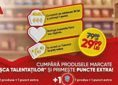 Produsele marcate "Șca Talentaților"