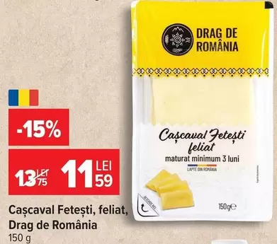 Ace - Cașcaval Fetești, feliat
