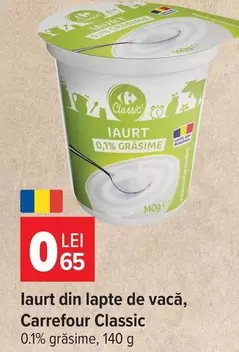 Iaurt 0.1% grasime