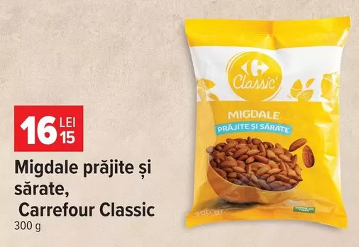 Migdale prăjite și sărate