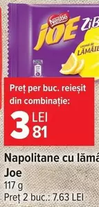 Napolitane cu lămâie