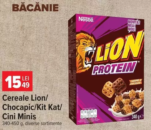 Cereale Lion/Chocapic/Kit Kat/Cini Minis