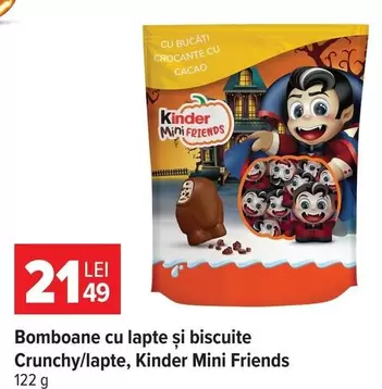 Kinder - Bomboane cu lapte și biscuit