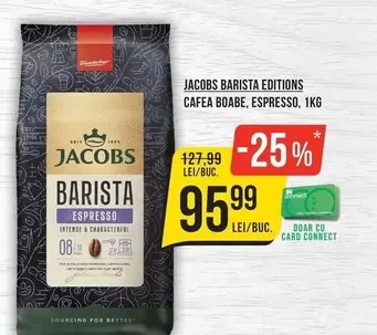 Jacobs - BARISTA EDITIONS CAFEA BOABE, ESPRESSO, 1KG