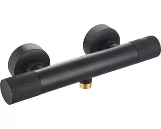 Baterie duș cu termostat form&style KUDA negru mat