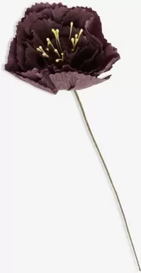 Floare artificială PER 40cm mov