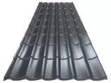 Tigla metalica, Gri, RAL 7016, 0,4 mm x 185 x 120 cm, lucios, 2,22 mp • Bravo