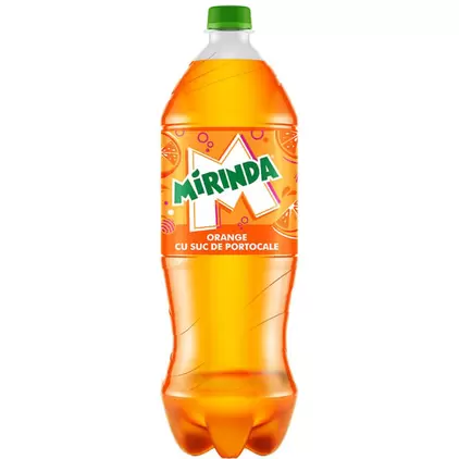 Bautura carbogazoasa cu suc de portocale Mirinda, 2 l