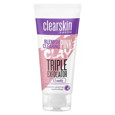 Exfoliant triplu Pink Clay