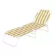 Sezlong pliabil de gradina, galben, 183 x 57,5 x 79 cm • GoodHome Curacao