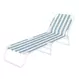 Sezlong pliabil de gradina, albastru, 183 x 57.5 x 79 cm • Curacao