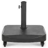Suport umbrela, negru, patrat, 47.5 cm • Sharki