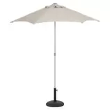 Umbrela gradina bej, rotunda, 200 cm • Carambole