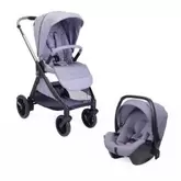 Carucior 2 in 1 Chicco Bellagio, scaun auto Kory Plus I-Size, Lavander Glaze, 0luni+