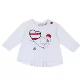 Bluza copii Chicco, alb 2, 67968-64MFCO