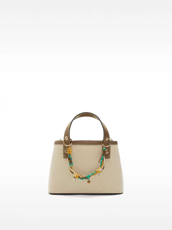 Tote bag with pendant