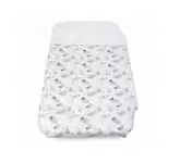 Set lenjerie patut Chicco Next2Me Forever, Grey Sheep, 0luni+