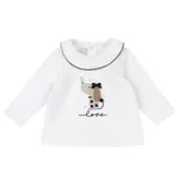 Bluza copii Chicco, alb, 07380-67MFCO