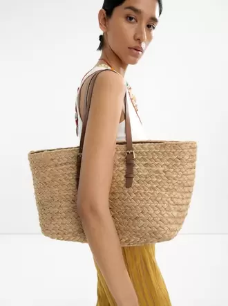 Jute shopper bag L