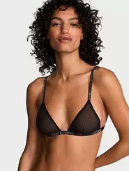 Sheer Shine Triangle Bralette