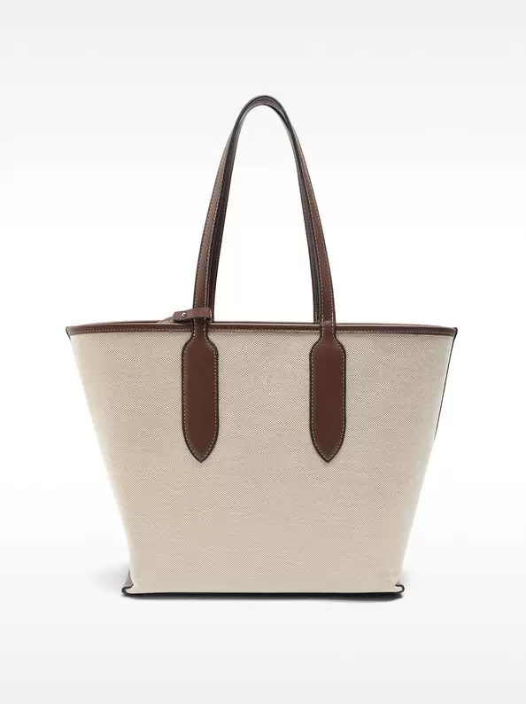 Shopper bag with reversible fabric