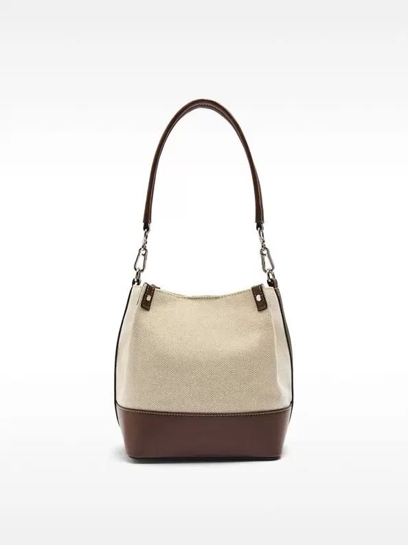 Bucket bag in fabric