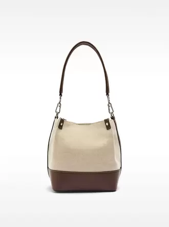 Bucket bag in fabric