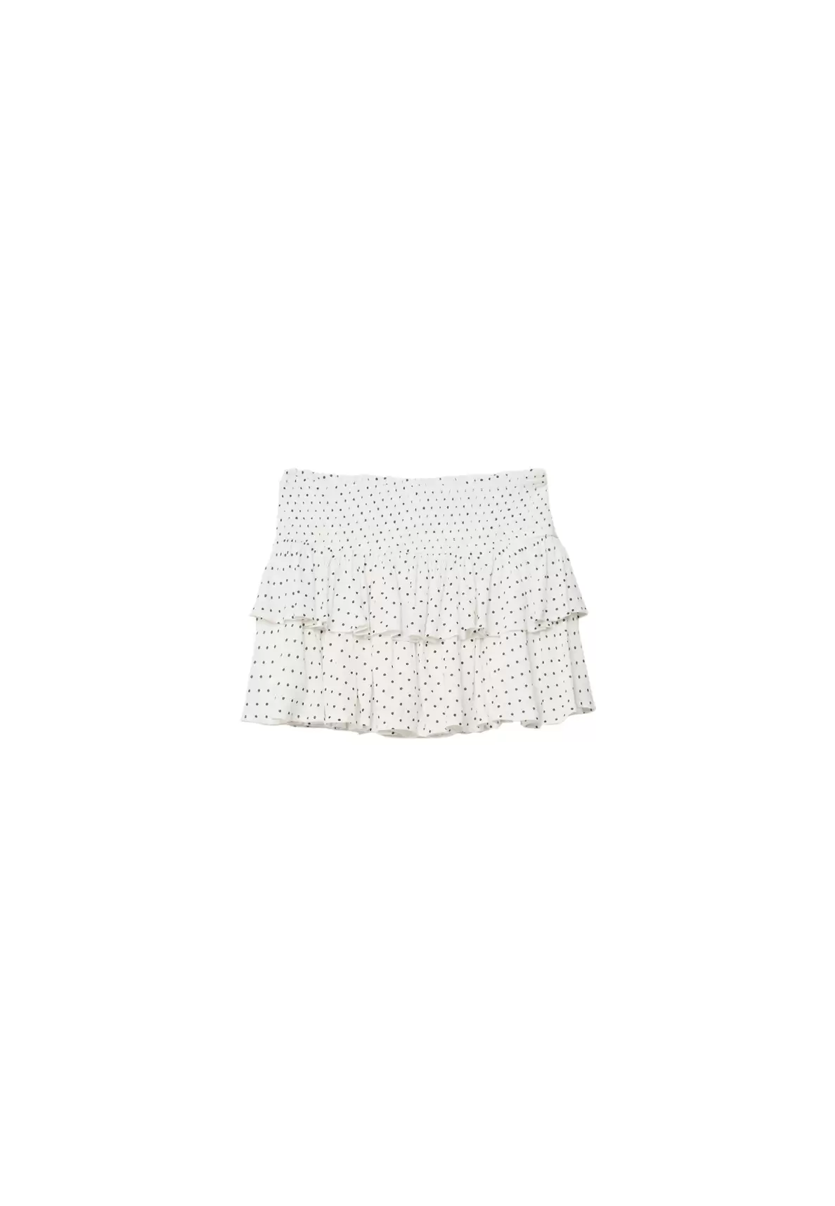 Fustă-pantalon mini volane