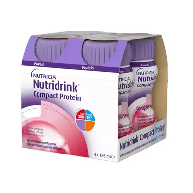 Nutridrink compact protein cu aroma racoritoare de fructe rosii,...