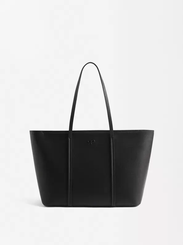 Shopper bag with texture