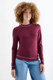 Fine knit jumper