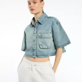 Denim blouse