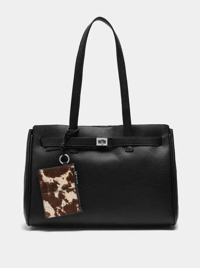 Laptop bag with texture