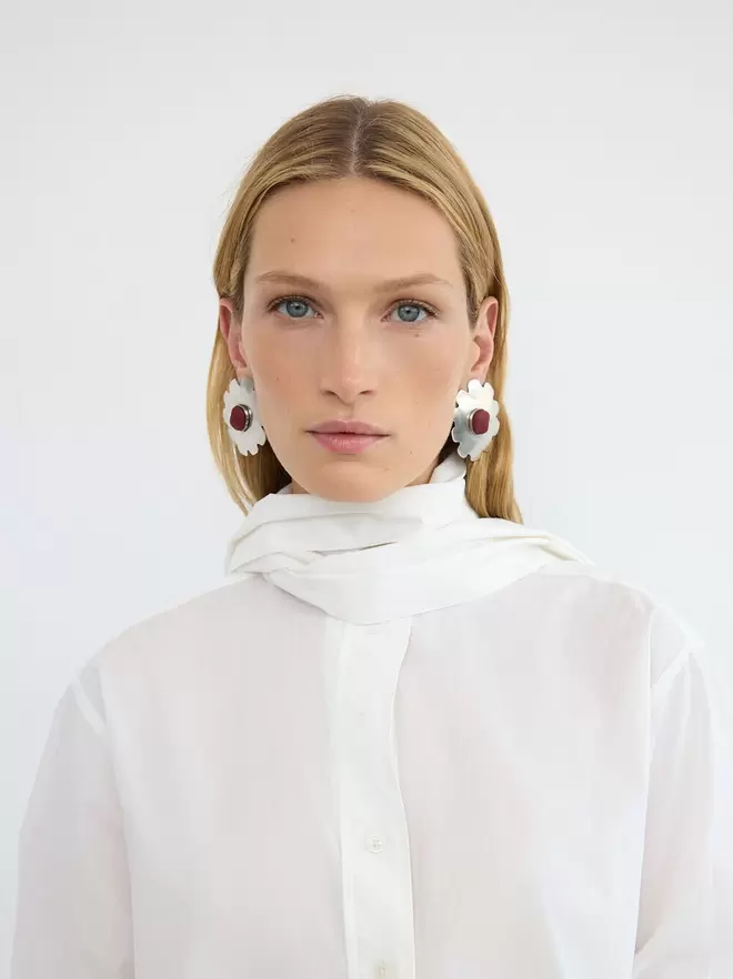 Maxi flower earrings