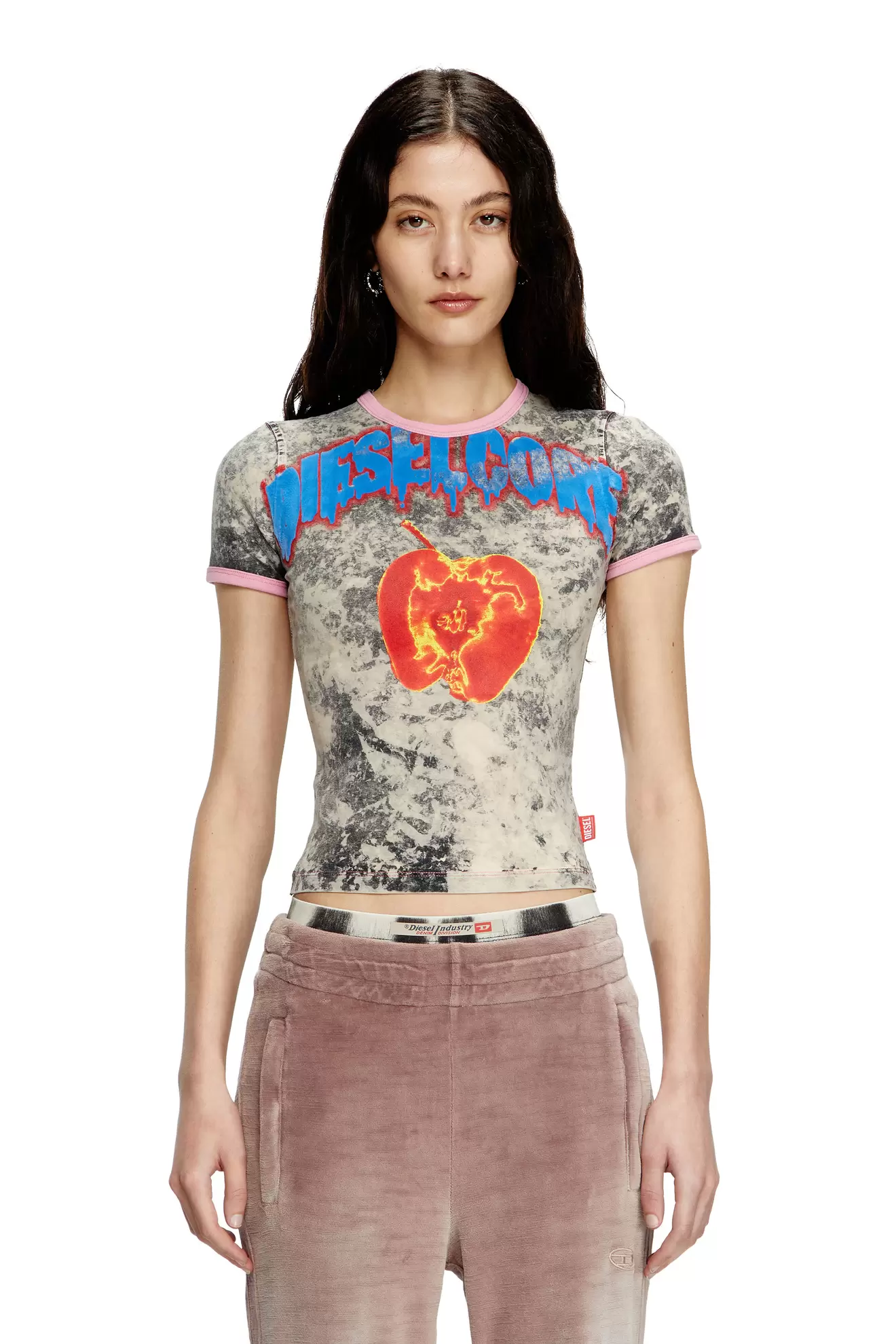 T-shirt with Diesel Core print