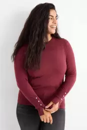 Pulover din tricot fin