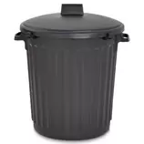 Pubela gradina, 80 L, negru