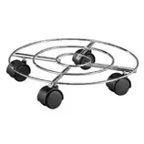 Transportator cu roti, cromat, diametru 30 cm