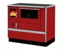 Soba incalzire descentralizata, Dominant 90H, plita/cuptor, rosie, 6.5 kw, stanga