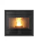 Semineu incastrat pe peleti,din otel,Thermorossi,Insert line Idra Evo,incalzire centralizata, 14.2 kw