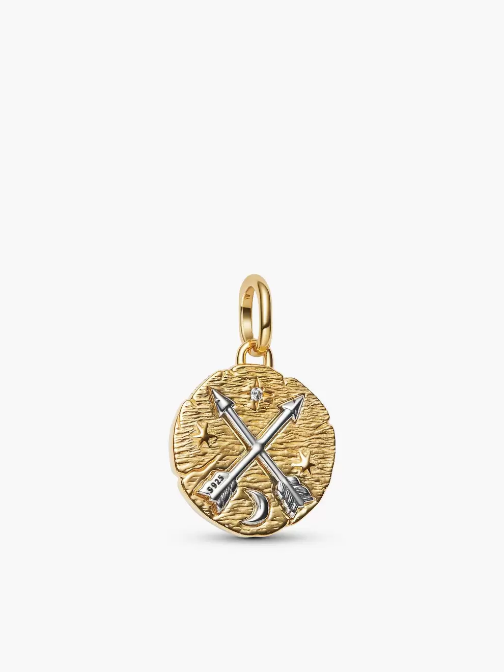 Talisman de tip medalion cu săgeți încrucișate