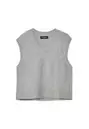 Soft knit V-neck vest