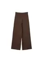 Knit wide-leg trousers