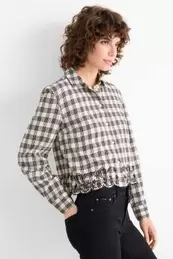 Bluză din flanel - în carouri